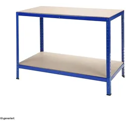 HTI-Line, Werkbank + Arbeitsbock, Werkbank (120 cm, 60 cm)