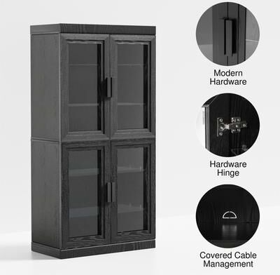 Dovelina Classic Storage Cabinet with Adjustable Shelves