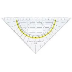 Aristo Geometriedreieck AR 1555/2 Facette Tuschenoppen 22,5cm gk