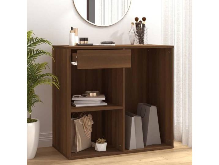 Armoire cosmétique-Meuble de rangement Chêne marron 80x40x75 cm Bois d'ingénierie 414943