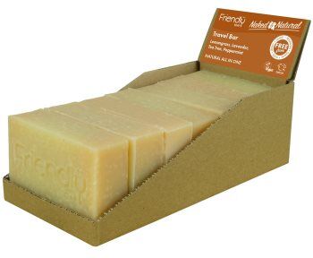 Friendly Soap Travel Soap Hair & Body Sabão natural para corpo e cabelo 7x95 g. Travel Soap Hair & Body
