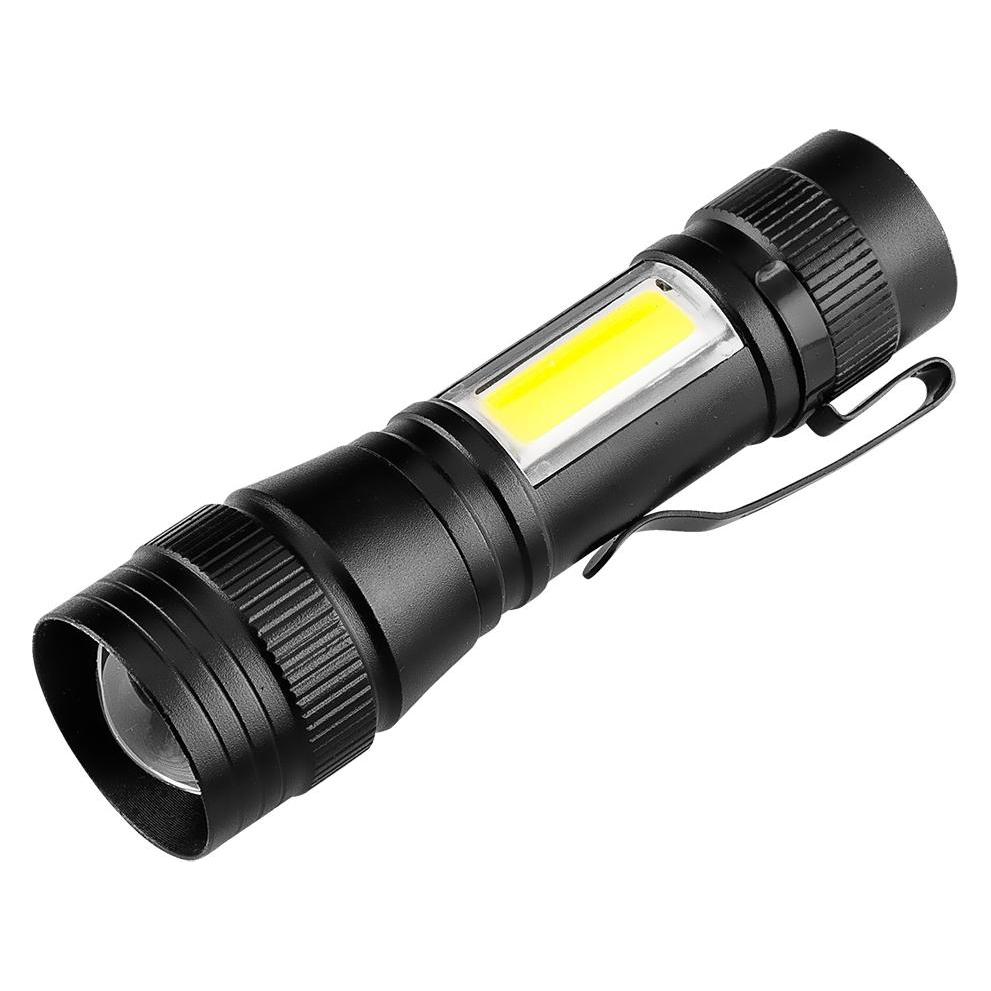 Topex XPE+COB 220lm wiederaufladbare Taschenlampe, Vielfaches von 12. (220 lm) (60502470)