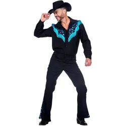 Metamorph Disco Cowboy Kostüm - Line Dance Fasching Kostüm (XL)