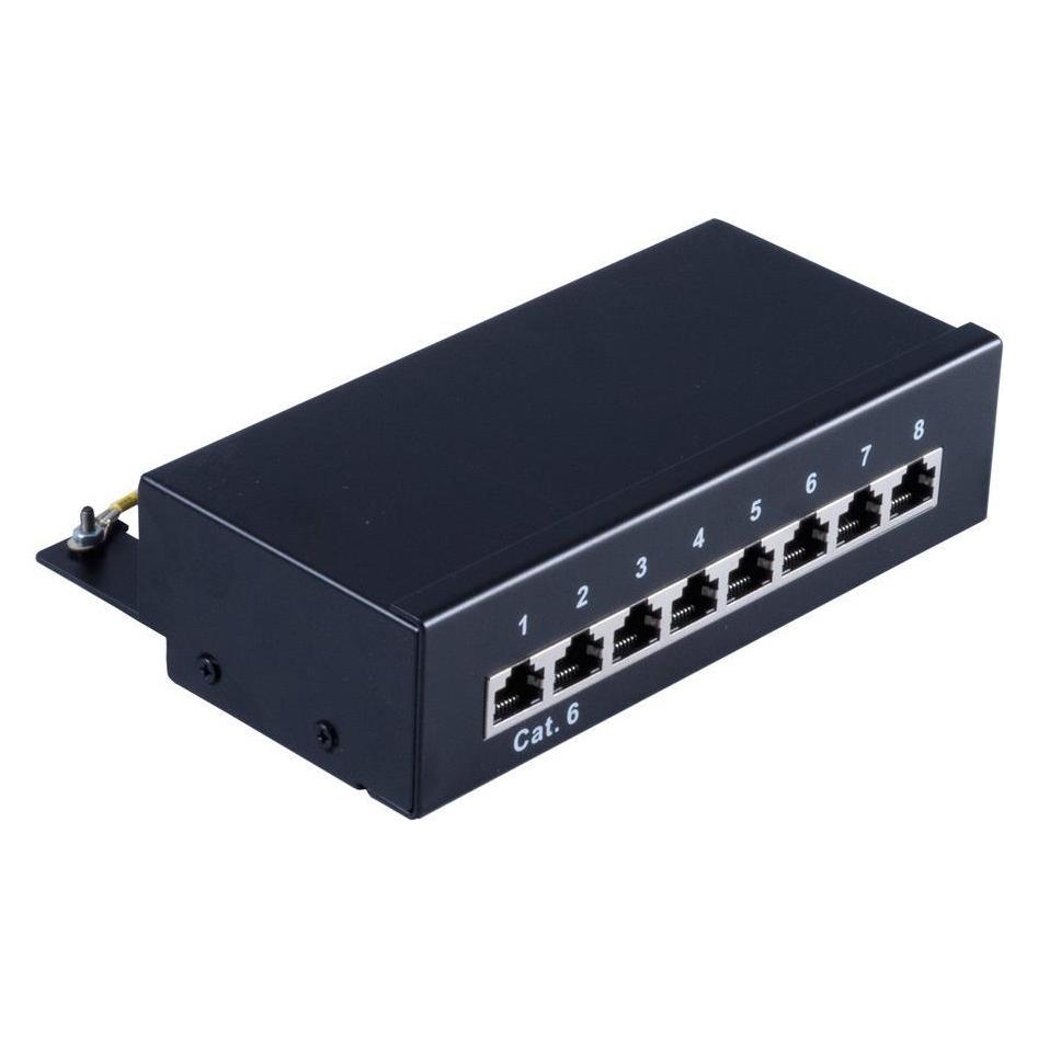 Shiverpeaks S/CONN maximum connectivity Patchfeld-cat 6 Patchpanel, geschirmt, 8 Ports (75059)