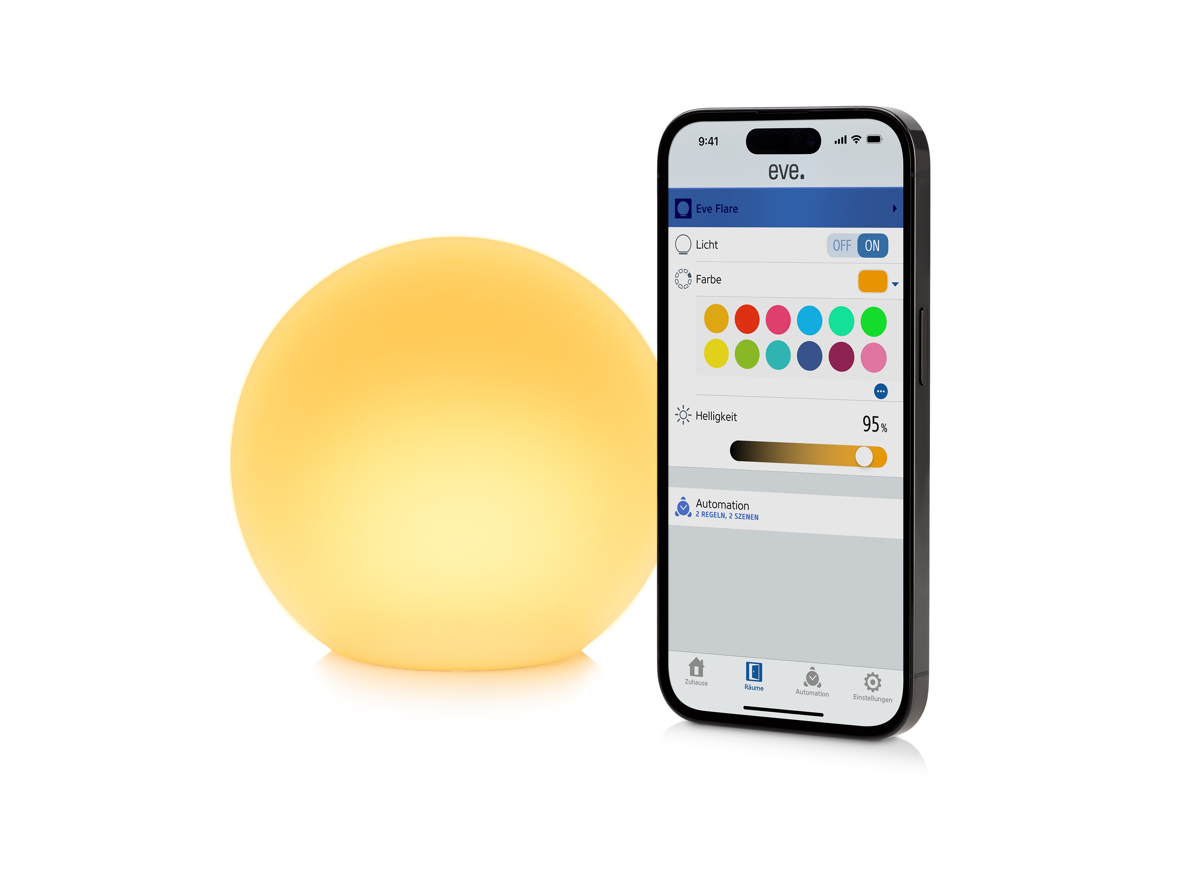 Eve Flare - portable smarte LED-Leuchte Apple HomeKit Thread