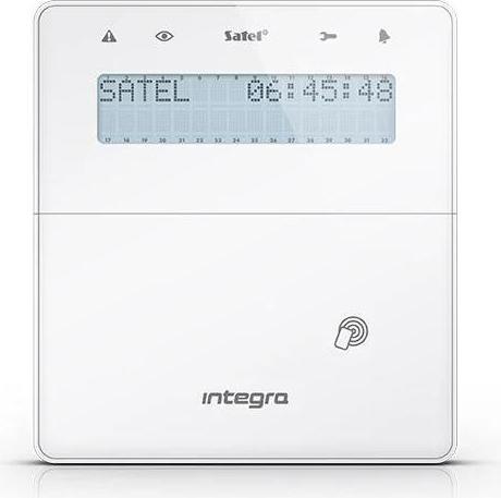 SATEL Tastenfeld INT-KLFR-W, RFID-Lesegerät, Sicherheitsstufe 3