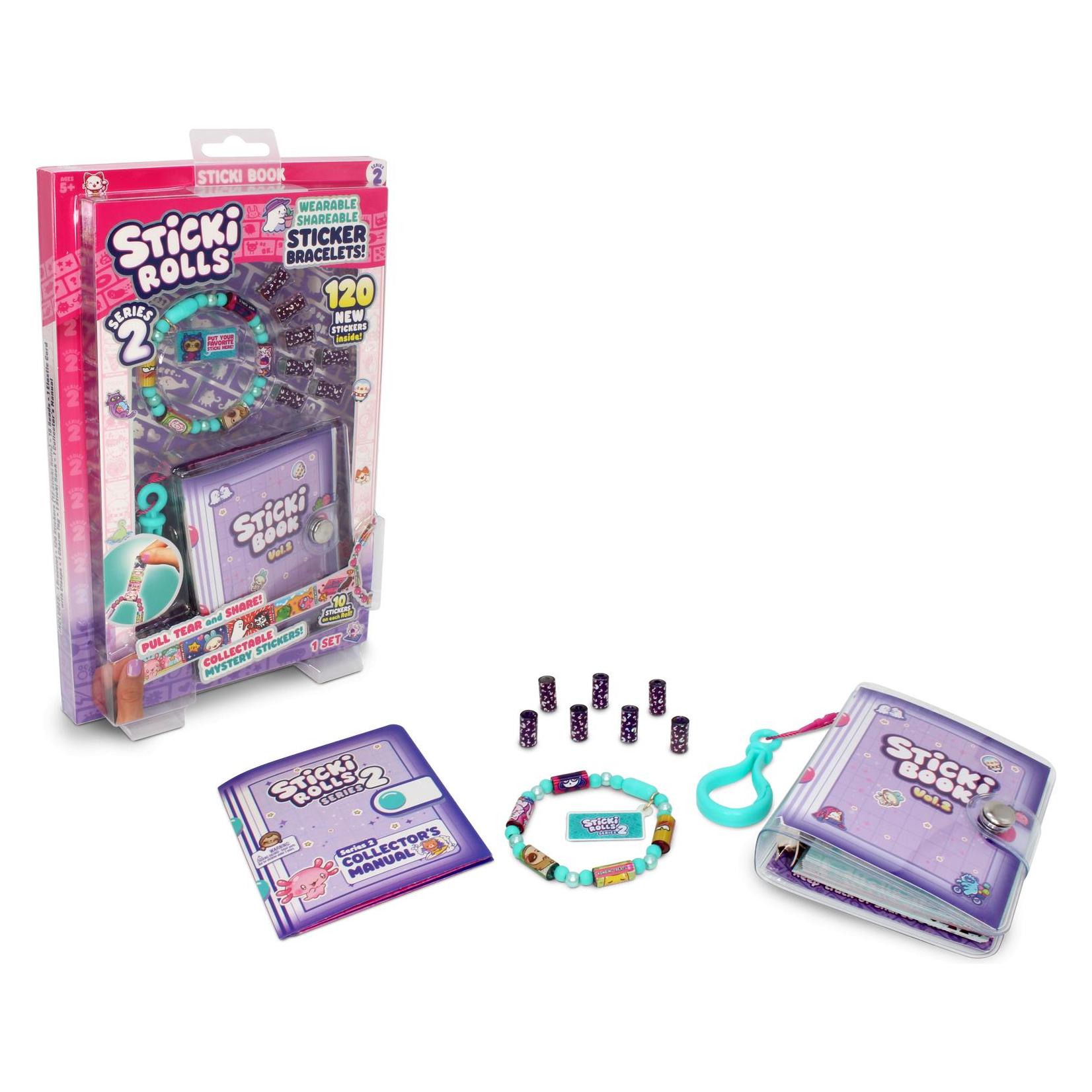 Jazwares Sticki Rolls Sticki Book Pack W2 (120 Sticker) (OMM1688)