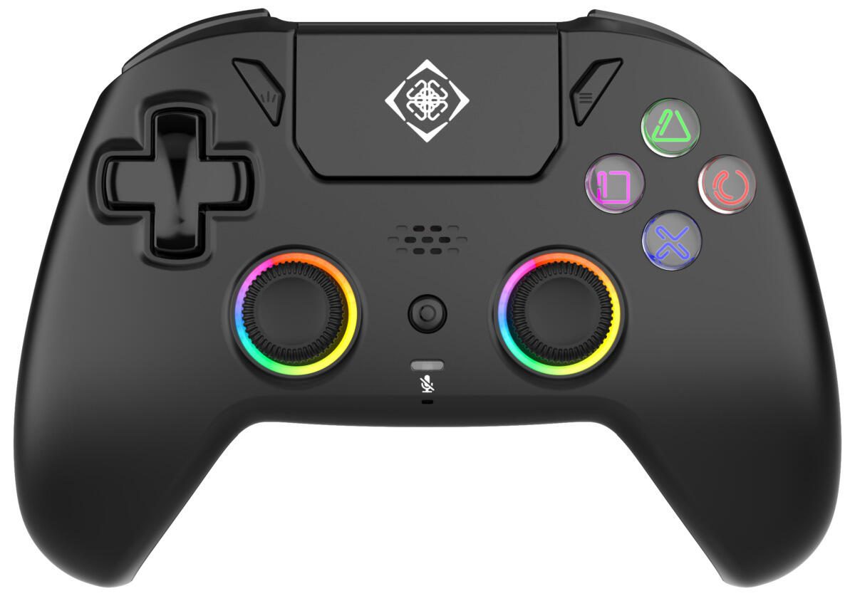Deltaco kabelloser PS5 Pro Controller Schwarz RGB GAM-189