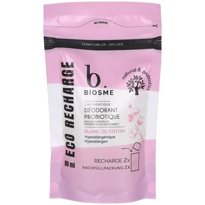 Biosme Deo probiotisch Blanc coton Nach 80 ml Liquidum