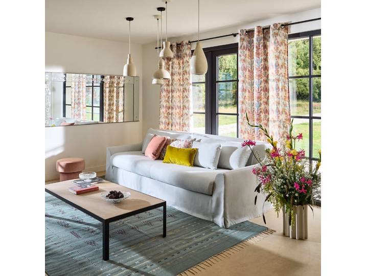 Rideau en polyester multicolore 200x270 cm