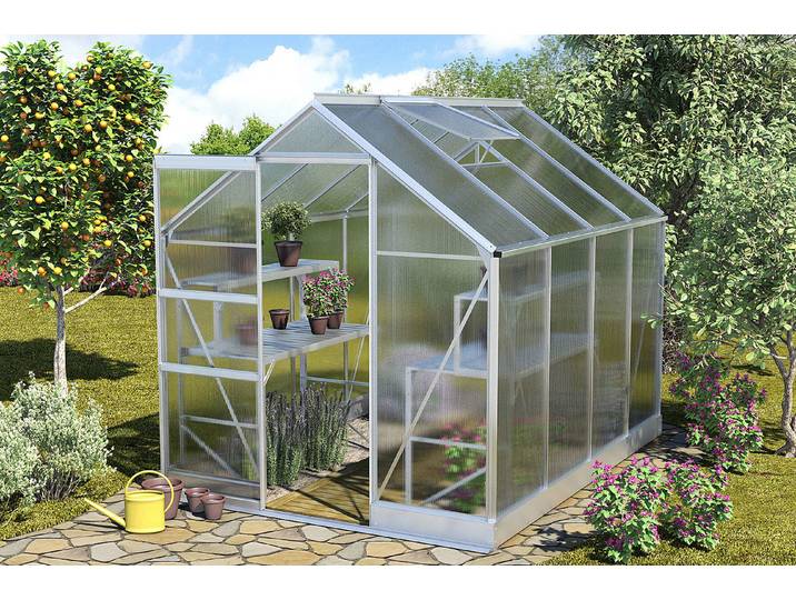 Vitavia Gewächshaus Apollo 5000 Silber 2.6 × 2 × 1.4 m