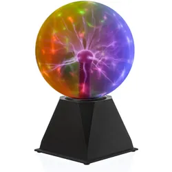 SATISFIRE Plasmakugel Plasmaball magisch zuckend bunte Blitz-Show