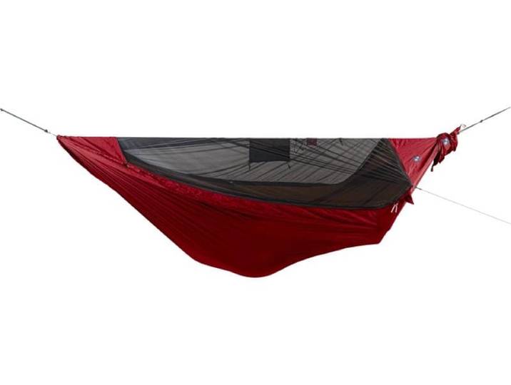 Hängematte ticket to the moon Pro Hammock , burgunder, B:170cm L:325cm, Kunstfaser, Hängematten, Hängematte, Kompakte Hängematte mit Moskitonetz