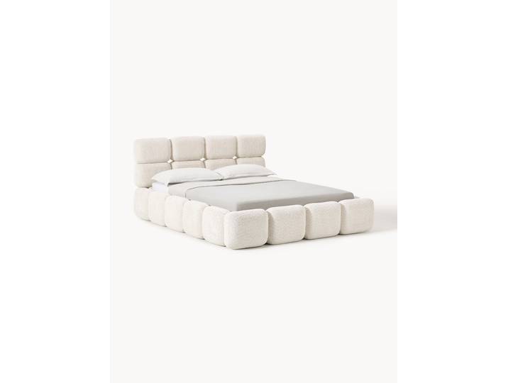 Lit matelassé en bouclette Tayla