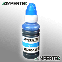 Ampertec Kompatible Tinte ersetzt Brother BT5000C cyan