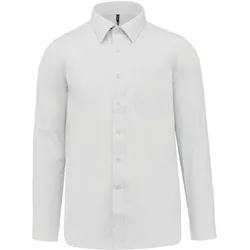 Kariban Herren Popeline Hemd 'Jofrey' langarm K545 white XL