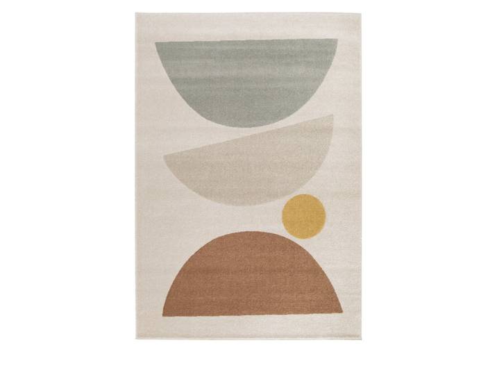 Tapis contemporain géométrique - 160x230cm multicolore polypropylène