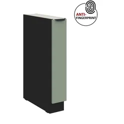 Küchen Unterschrank Schrankauszug 15 Küche ARIA Aquamarin matt Anti Fingerprint