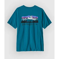 Patagonia Fitz Roy Foothills T-Shirt glacial blue Gr. M