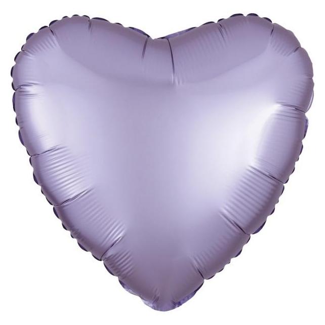 Amscan Standard Silk Lustre Pastel Violett Folienballon H (10x) (9914123-92)