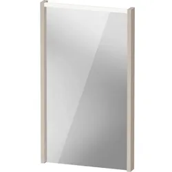 Duravit D-Code Spiegel DC7075091910000 400x700x48, Taupe Matt, mit LED Beleuchtung