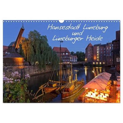 Hansestadt Lüneburg und Lüneburger Heide (Wandkalender 2027 DIN A3 quer), CALVENDO Monatskalender