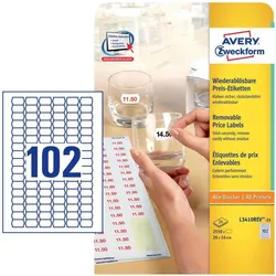 Avery, Etiketten, Preis-Etiketten