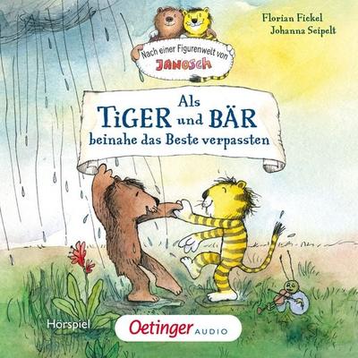 Nach einer Figurenwelt von Janosch. Als Tiger und Bär beinahe das Beste verpassten - Florian Fickel, Audio, 9783837391770