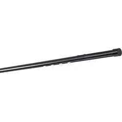 20mm,1-läufig,Profil,Wandträger mini,Endstück cap Farbe: Schwarz, Größe: 100cm