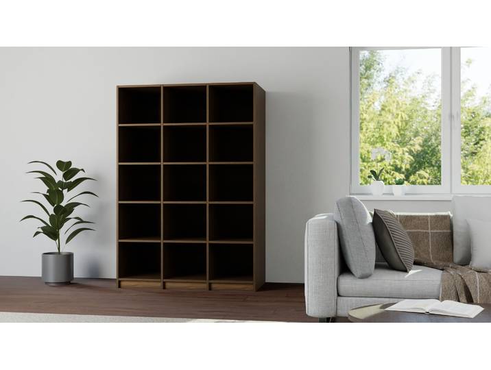 60 cm tiefes Regal aus Nussbaum Nussbaum (amerika­nisch) Natur geölt