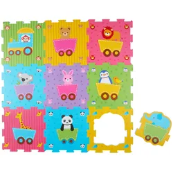 Let's Play, Spielteppich + Spielmatte, Puzzle Matte Tier 30,5x30,5cm (30.50 x 30.50 cm)
