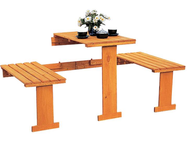Balkonset PROMADINO, braun, Sitzmöbel-Sets, Balkonset