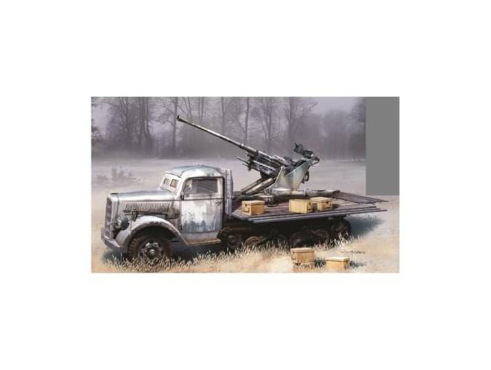 Dragon Models Sd. Kfz. 3a Maultier Half Rack w/3.7cm Flak 37