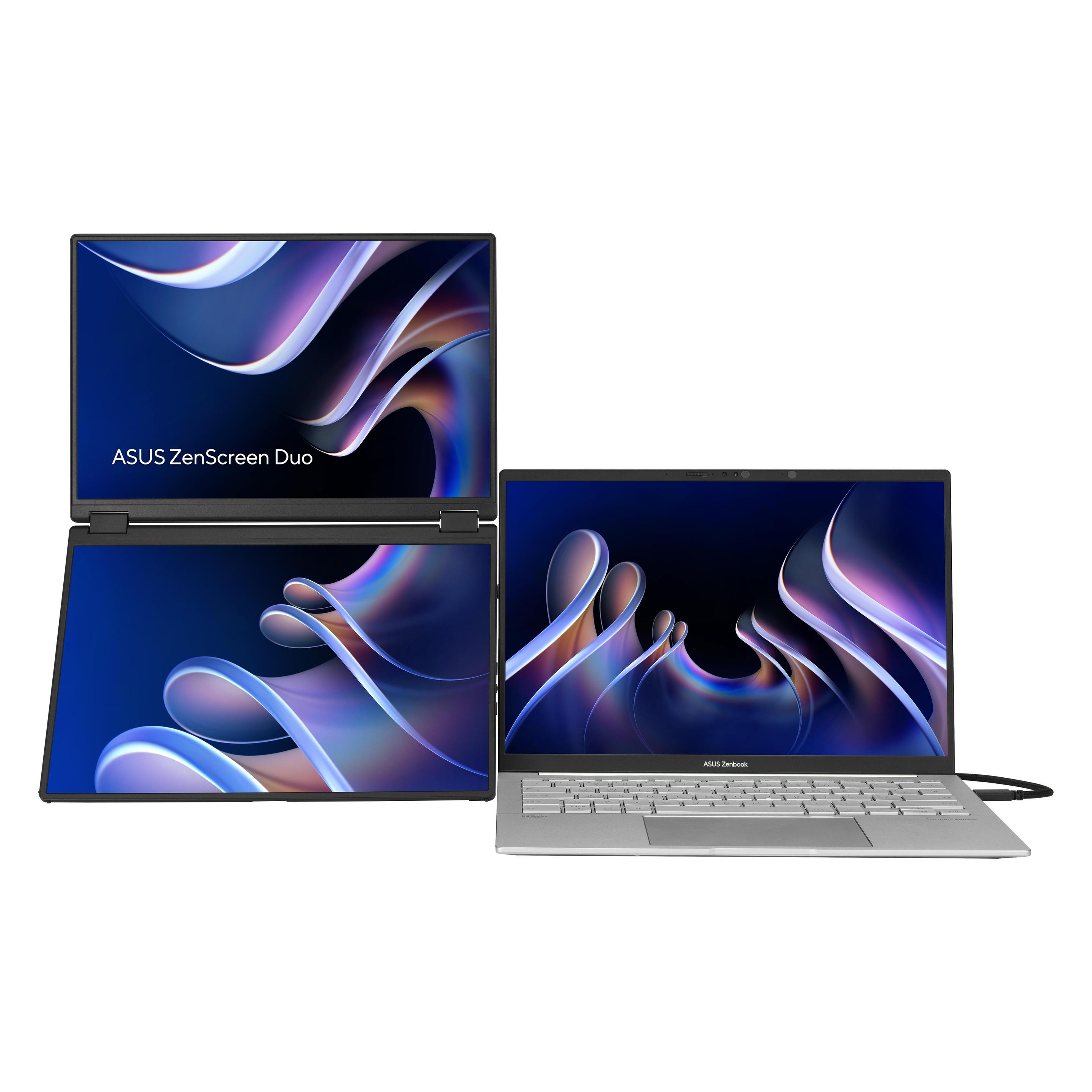 ASUS ZenScreen Duo MB14FCD 360 Foldable (1920 x 1200 Pixel, 14") (90LM0CZ1-B01N71)
