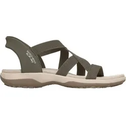 SKECHERS Damen Sandalen REGGAE SLIM-STRETCH FLEX, Größe 40 in Braun Braun