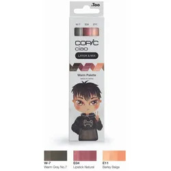 COPIC® Layoutmarker-Set Ciao Warm Palette 1.0 + 6.0 mm farbsortiert