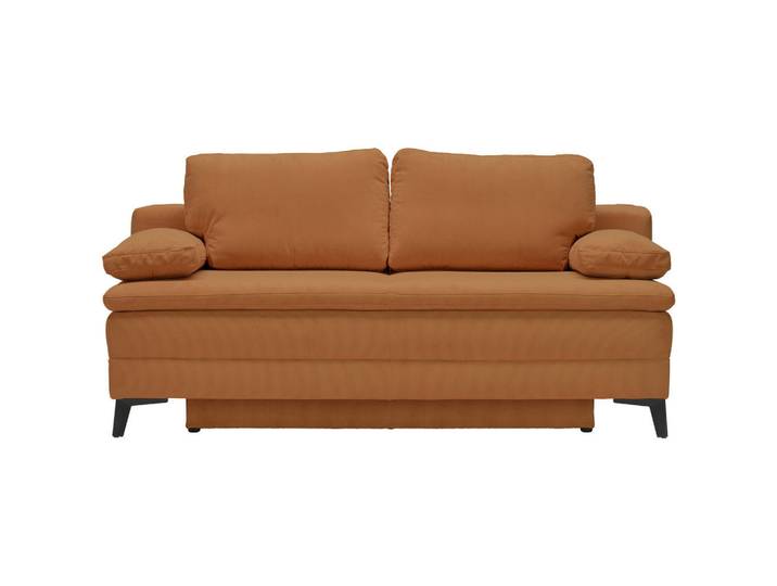 Novel Boxspringsofa, Rost, Metall, 2-Sitzer, Füllung: Schaumstoffflocken, 200x100x108 cm, Stoffauswahl, Rücken echt, Wohnzimmer, Sofas & Couches, Schlafsofas, Schlafsofas mit Bettkasten