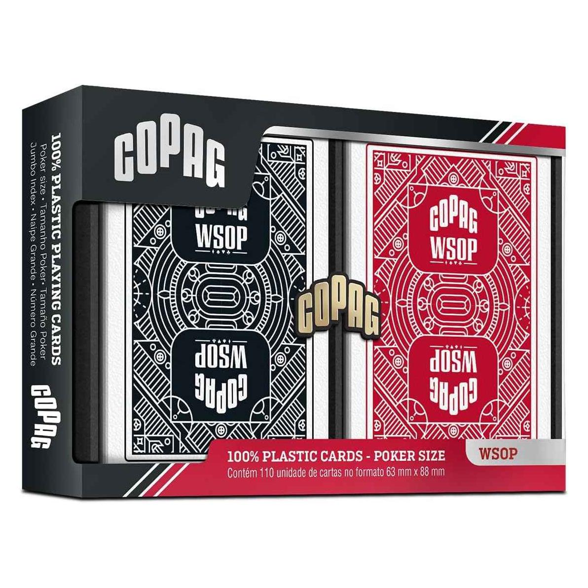 Cartamundi COPAG World Series Of Poker - Jumbo Face - 2 index - Double-Deck (Englisch, 2 - 4 Spieler) (434622)