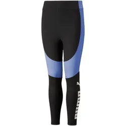 PUMA Favorite Logo High-Waist 7/8-Tights Mädchen 28 - PUMA black/elektro purple 164