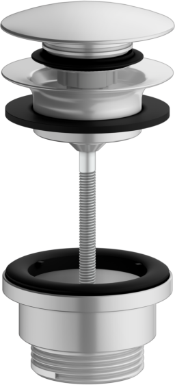 Keuco Ablaufgarnitur Universal 59902170000 Push Open 1 1/4", Aluminium finish