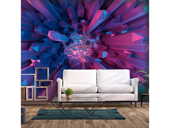 Papier peint intissé Heart of Crystal 100 x 70cm 100 x 70 cm