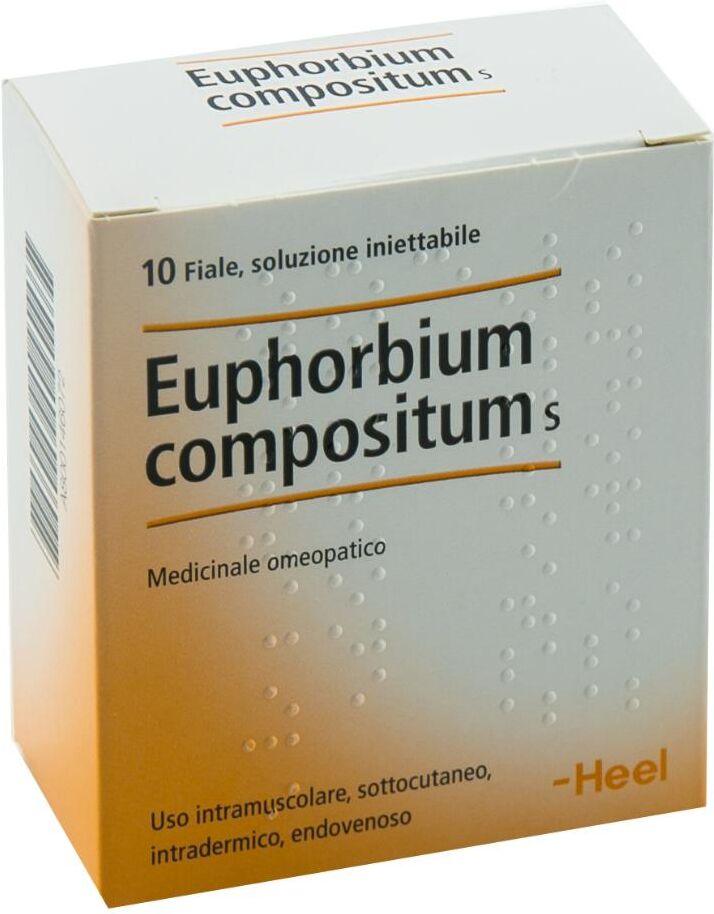 GUNA SpA Euphorbium Compositum 10 Fiale da 2,2ml - Medicinale Omeopatico per il Benessere Respiratorio