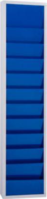 Werkstattplaner Eichner 9019-00201, einreihig, für 10 Auftragstaschen, blau