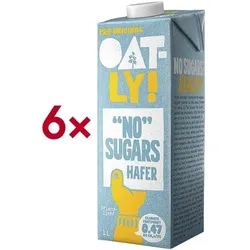 Oatly Haferdrink »No Sugars« 6 Tetrapacks je 1 Liter