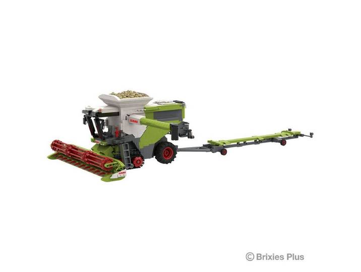 Brixies BRIXIES Plus Mähdrescher CLAAS LEXION 8900 TERRA TRAC inkl. Anhänger Konstruktionsspielsteine