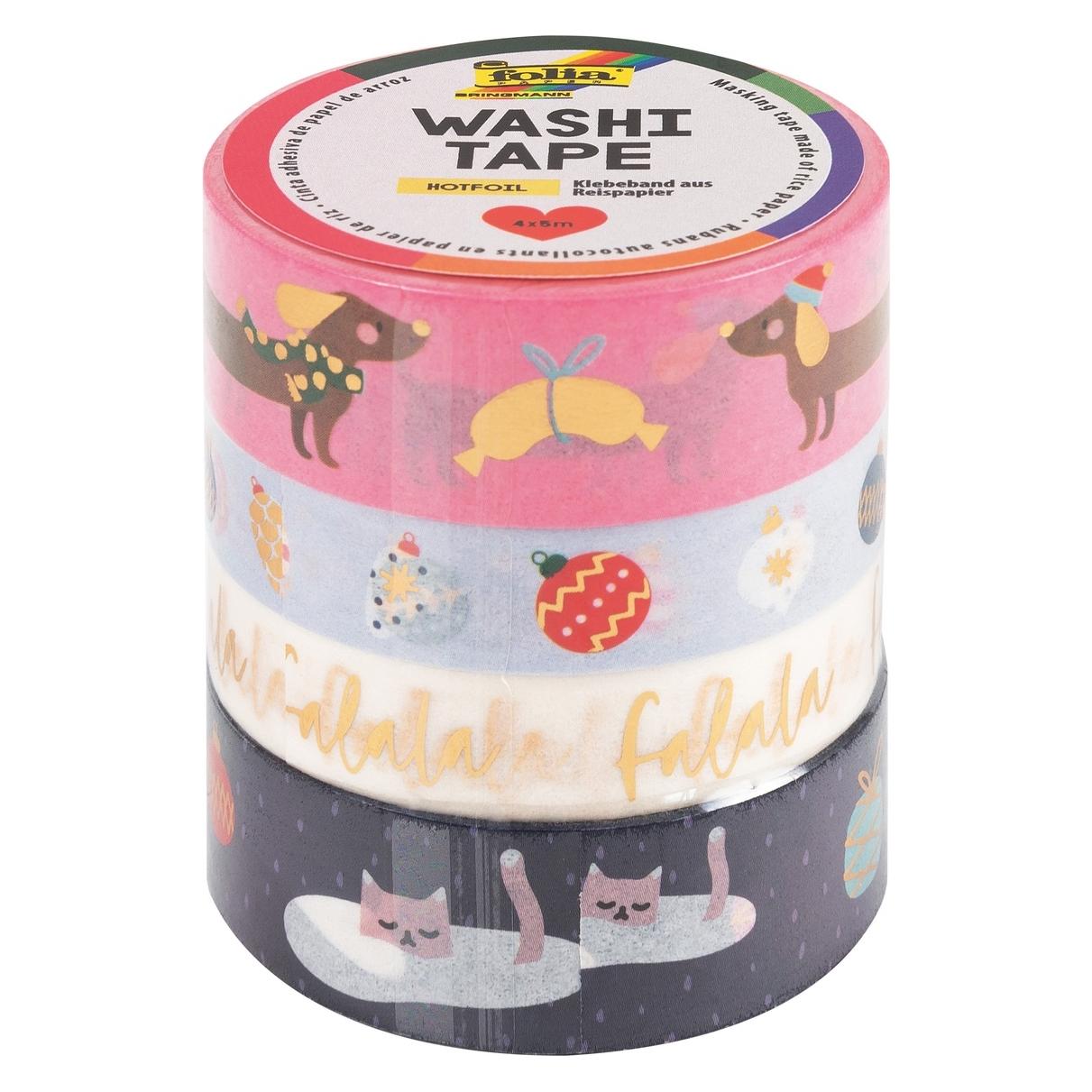 Folia W'Washi-Tape 4er Hotfoil Falal (26450)