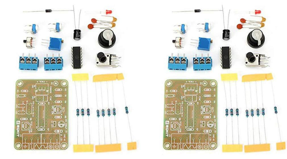 Selius 2 stuks Monolithic Functie Signaal Generator Module DIY Kit voor Elektronica Lessen