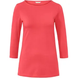 Tchibo - Shirt mit 3/4-Arm - Damen - Gr. L - koralle