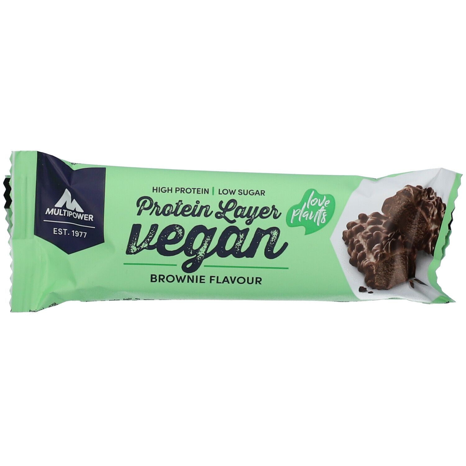 Multipower Vegan Protein Layer Brownie 55g 55 g Riegel