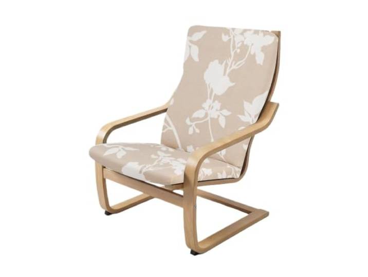 Ensemble de housses chaise Poang\, imprimé\, quatre sièges Housse de chaise Poang imprimée\, ensemble de quatre chaises\, housse inclinable extensible(Color 3)